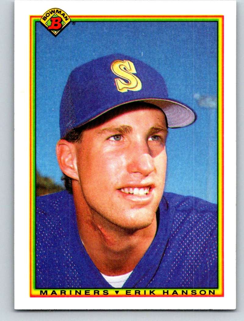 1990 Bowman #469 Erik Hanson Mint Image 1