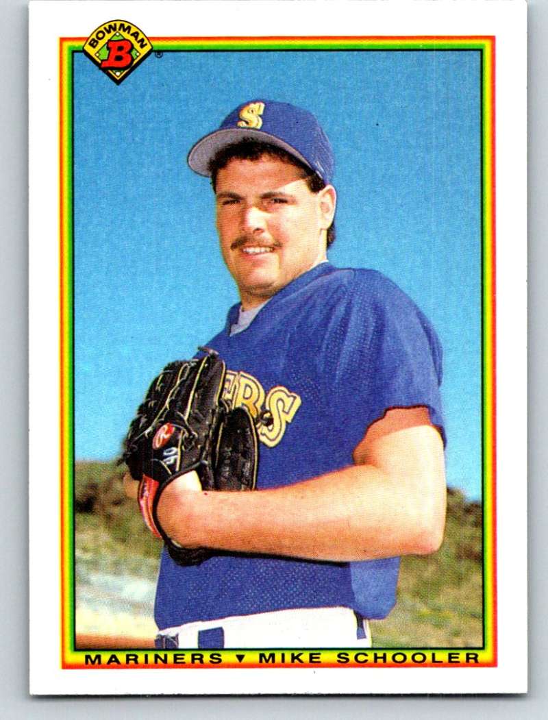 1990 Bowman #470 Mike Schooler Mint Image 1