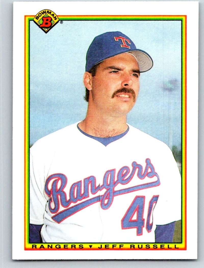 1990 Bowman #485 Jeff Russell Mint Image 1