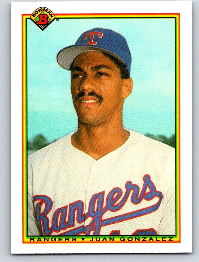 1990 Bowman #492 Juan Gonzalez Mint RC Rookie Image 1