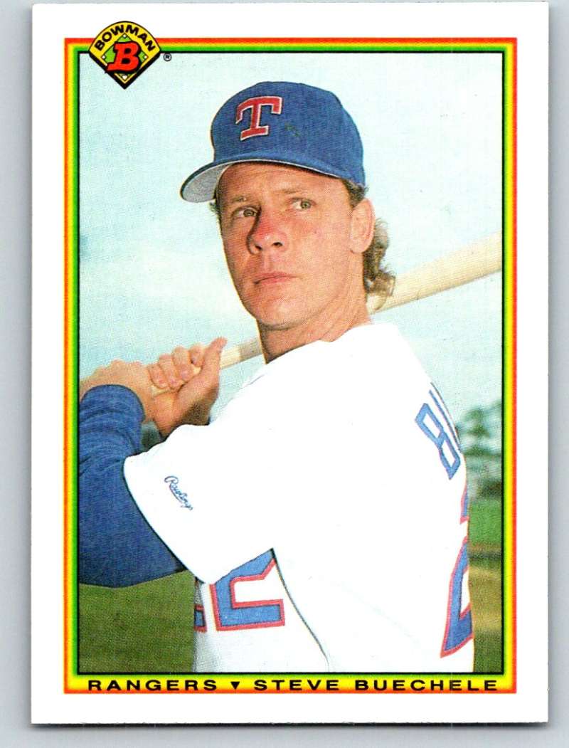 1990 Bowman #493 Steve Buechele Mint Image 1