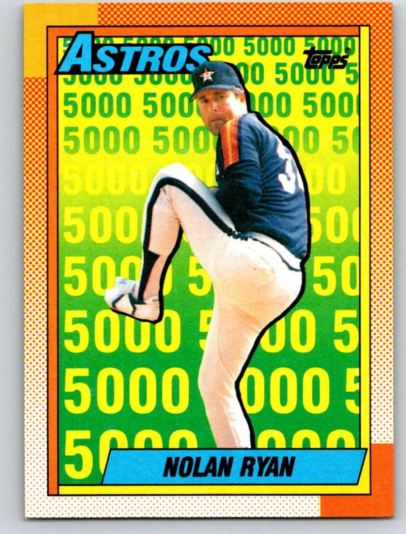 1990 Topps #4 Nolan Ryan Mint Image 1