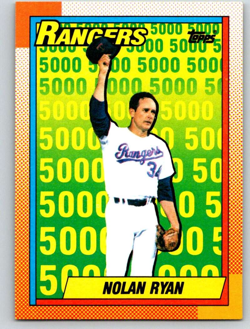 1990 Topps #5 Nolan Ryan UER Mint Image 1