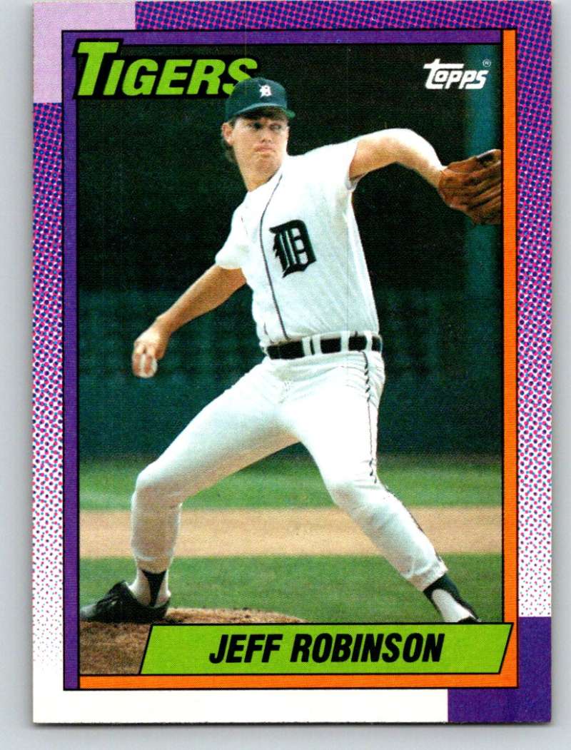 1990 Topps #42 Jeff M. Robinson Mint Image 1