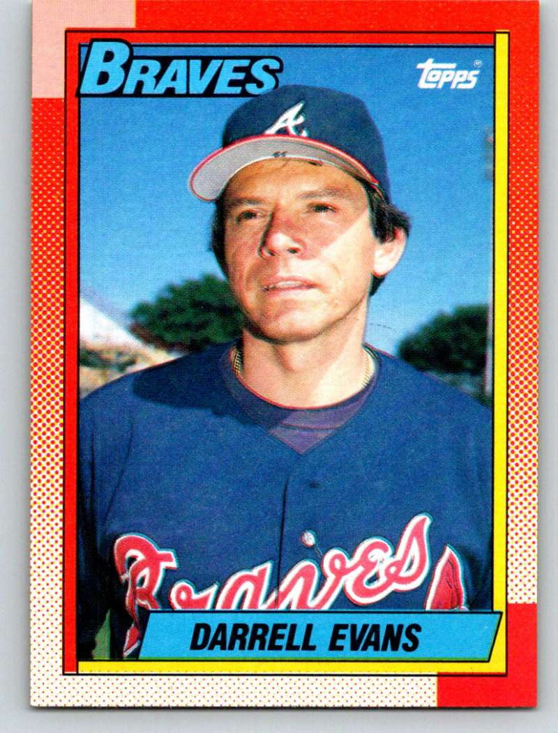 1990 Topps #55 Darrell Evans UER Mint