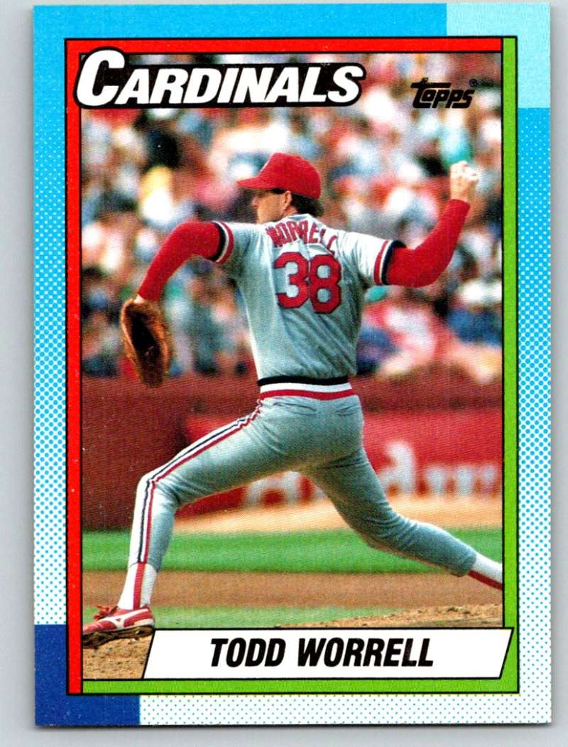 1990 Topps #95 Todd Worrell Mint Image 1