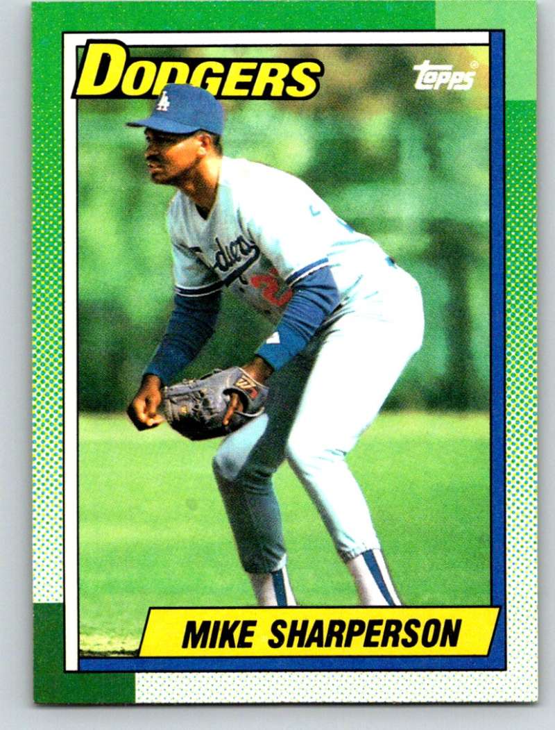 1990 Topps #117 Mike Sharperson Mint Image 1