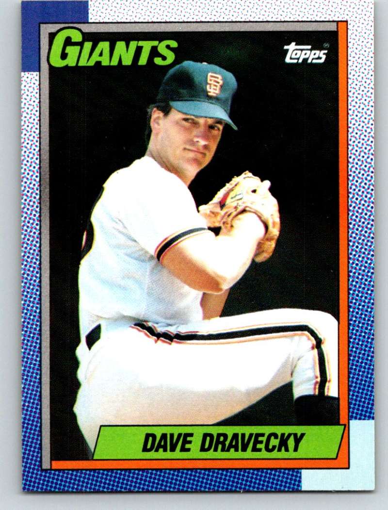 1990 Topps #124 Dave Dravecky Mint Image 1
