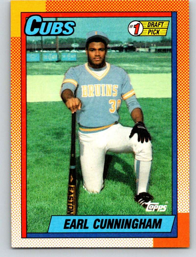 1990 Topps #134 Earl Cunningham FDP Mint RC Rookie Image 1