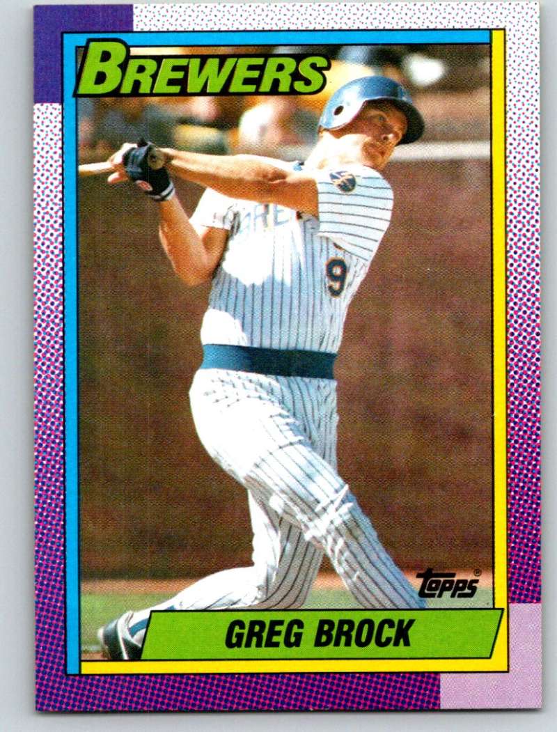 1990 Topps #139 Greg Brock Mint Image 1