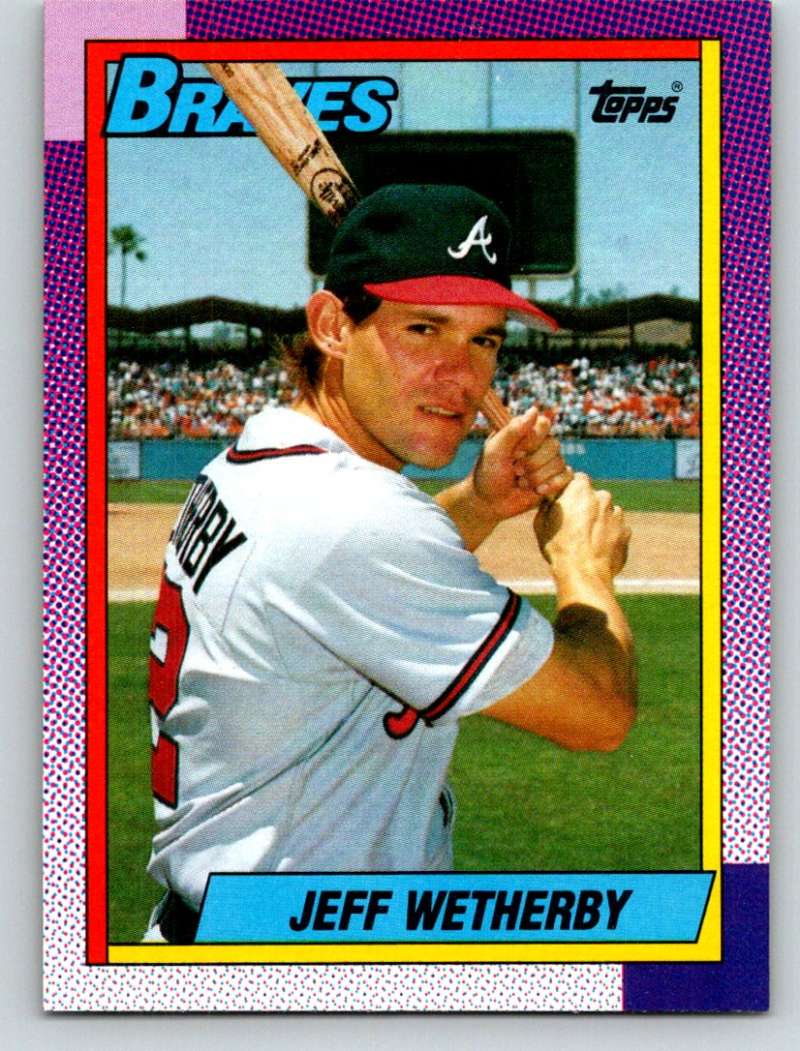 1990 Topps #142 Jeff Wetherby Mint RC Rookie Image 1