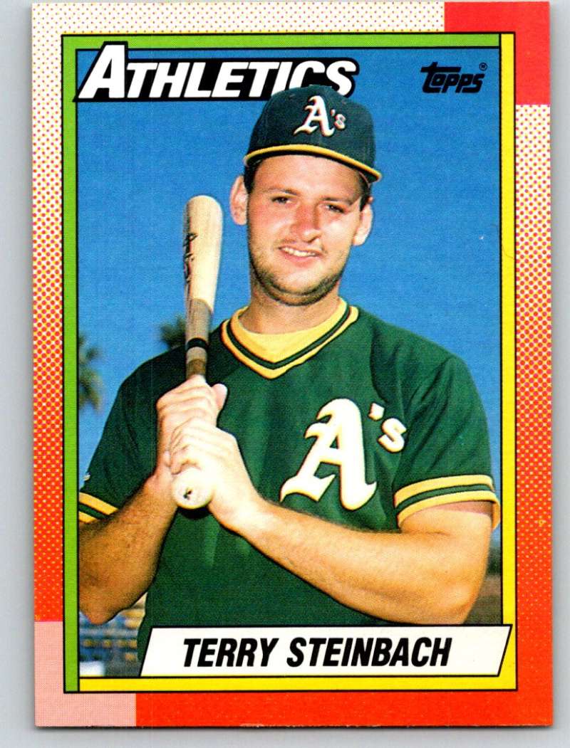 1990 Topps #145 Terry Steinbach Mint Image 1