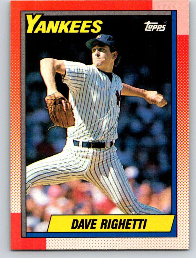 1990 Topps #160 Dave Righetti Mint Image 1