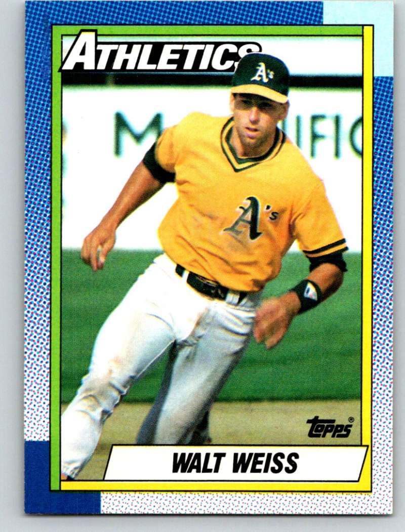 1990 Topps #165 Walt Weiss Mint Image 1