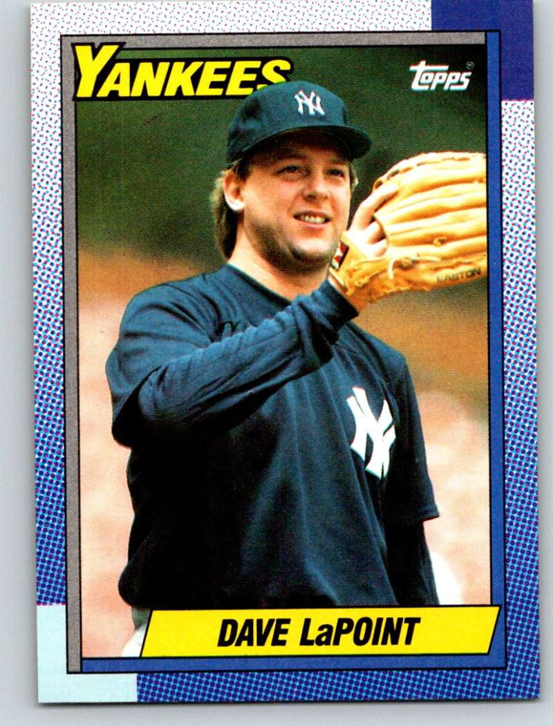 1990 Topps #186 Dave LaPoint Mint Image 1