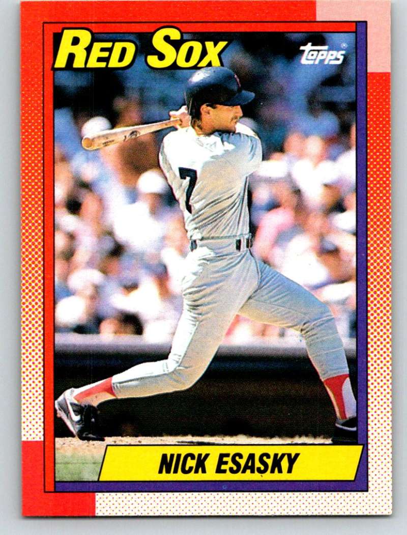 1990 Topps #206 Nick Esasky Mint Image 1