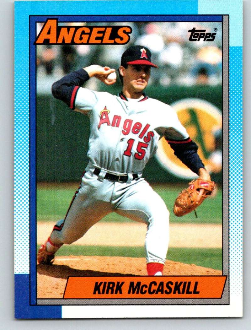 1990 Topps #215 Kirk McCaskill Mint Image 1