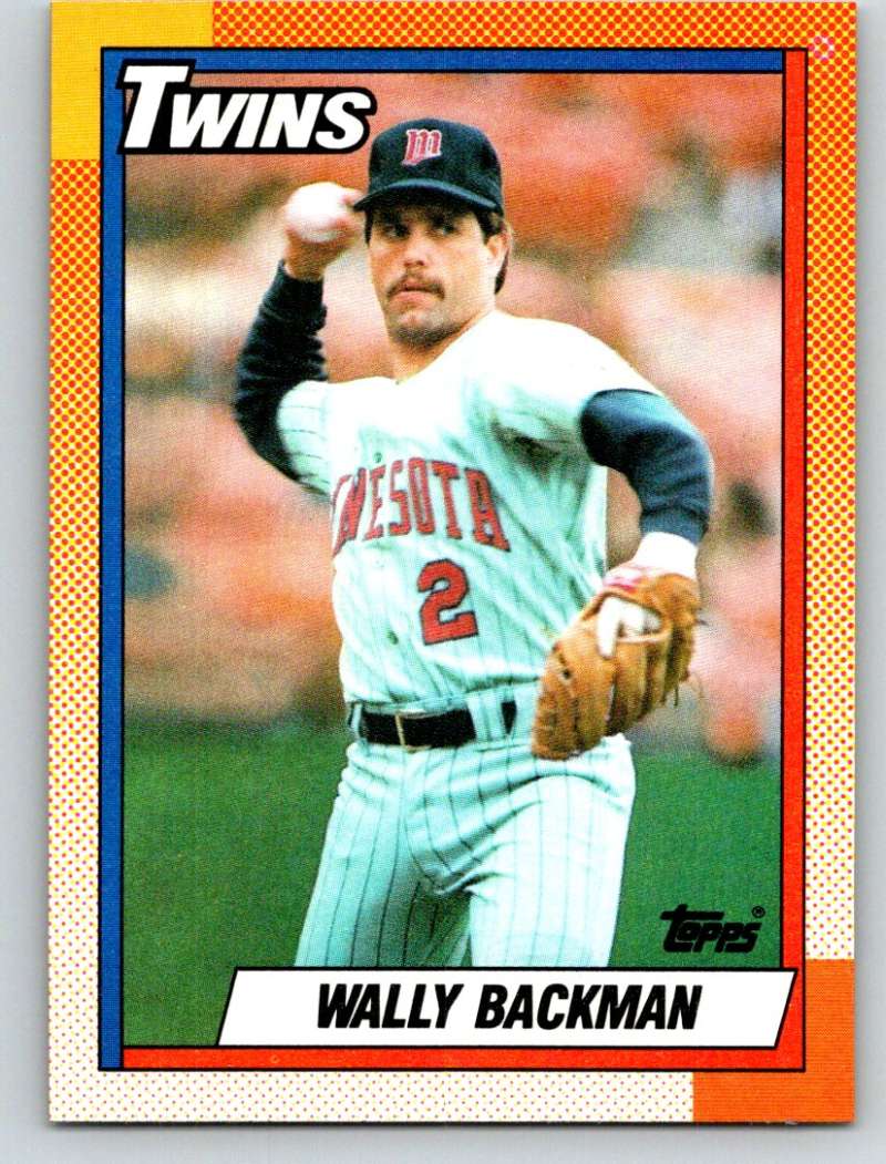 1990 Topps #218 Wally Backman Mint Image 1