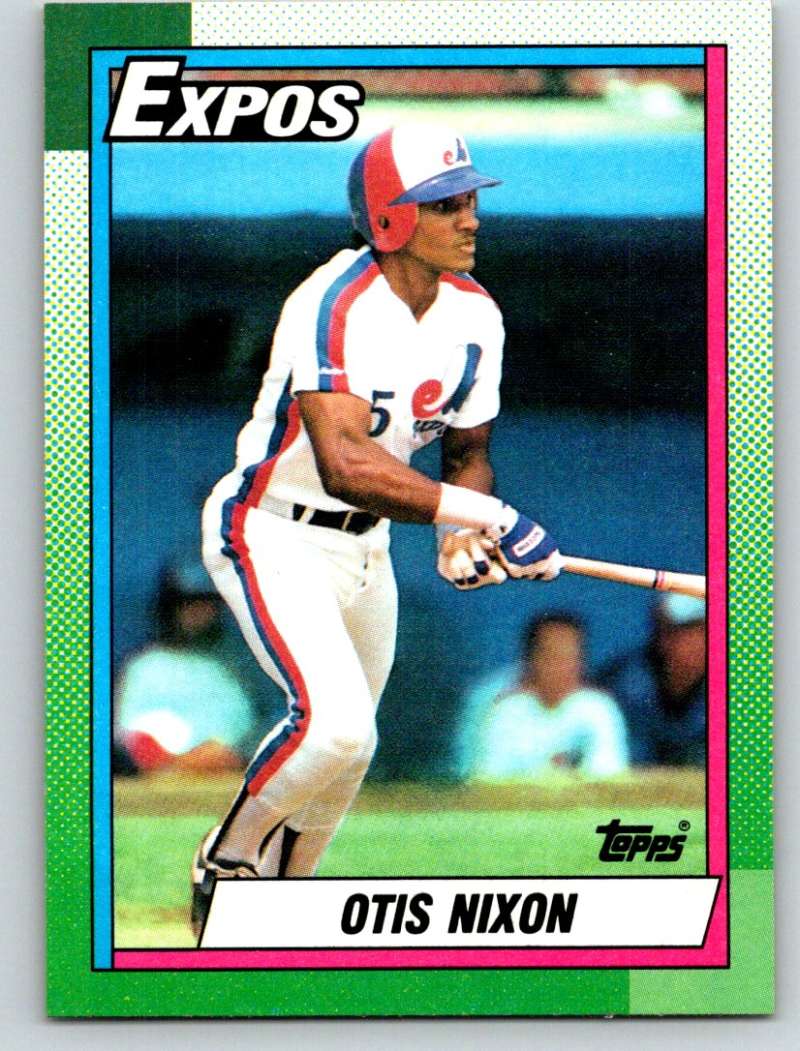 1990 Topps #252 Otis Nixon Mint Image 1