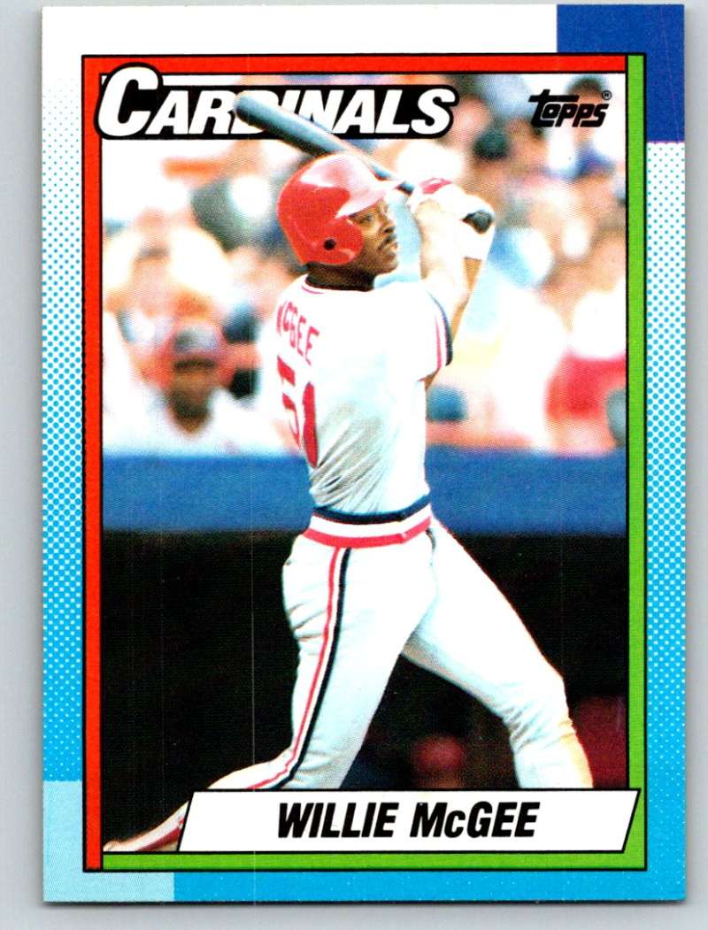 1990 Topps #285 Willie McGee Mint Image 1