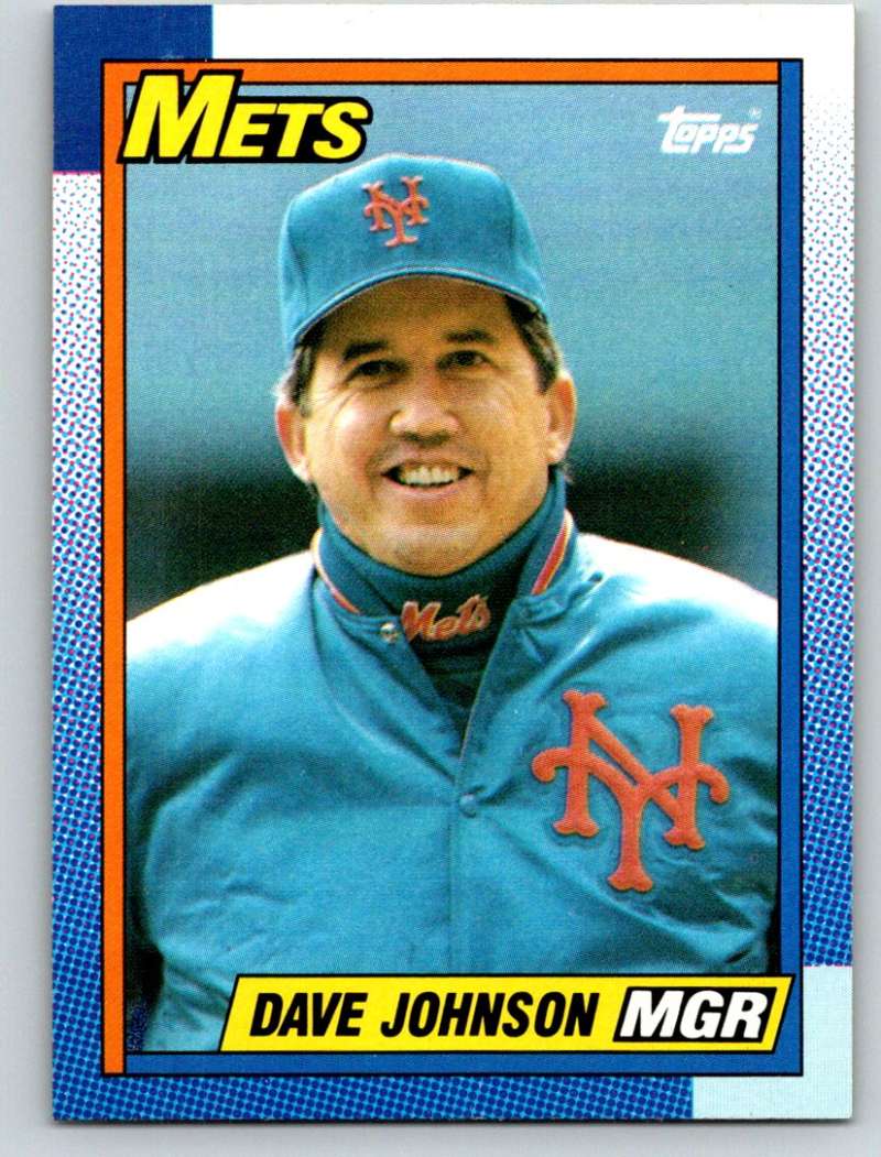 1990 Topps #291 Dave Johnson MG Mint Image 1