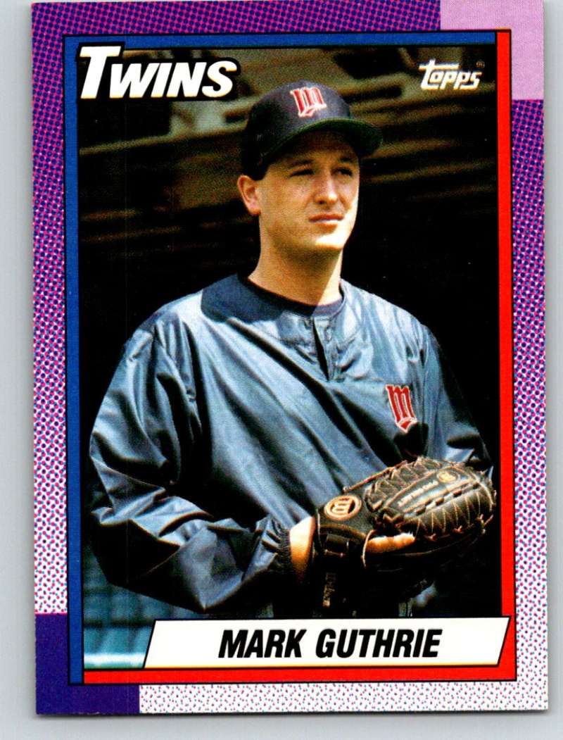 1990 Topps #317 Mark Guthrie Mint RC Rookie Image 1