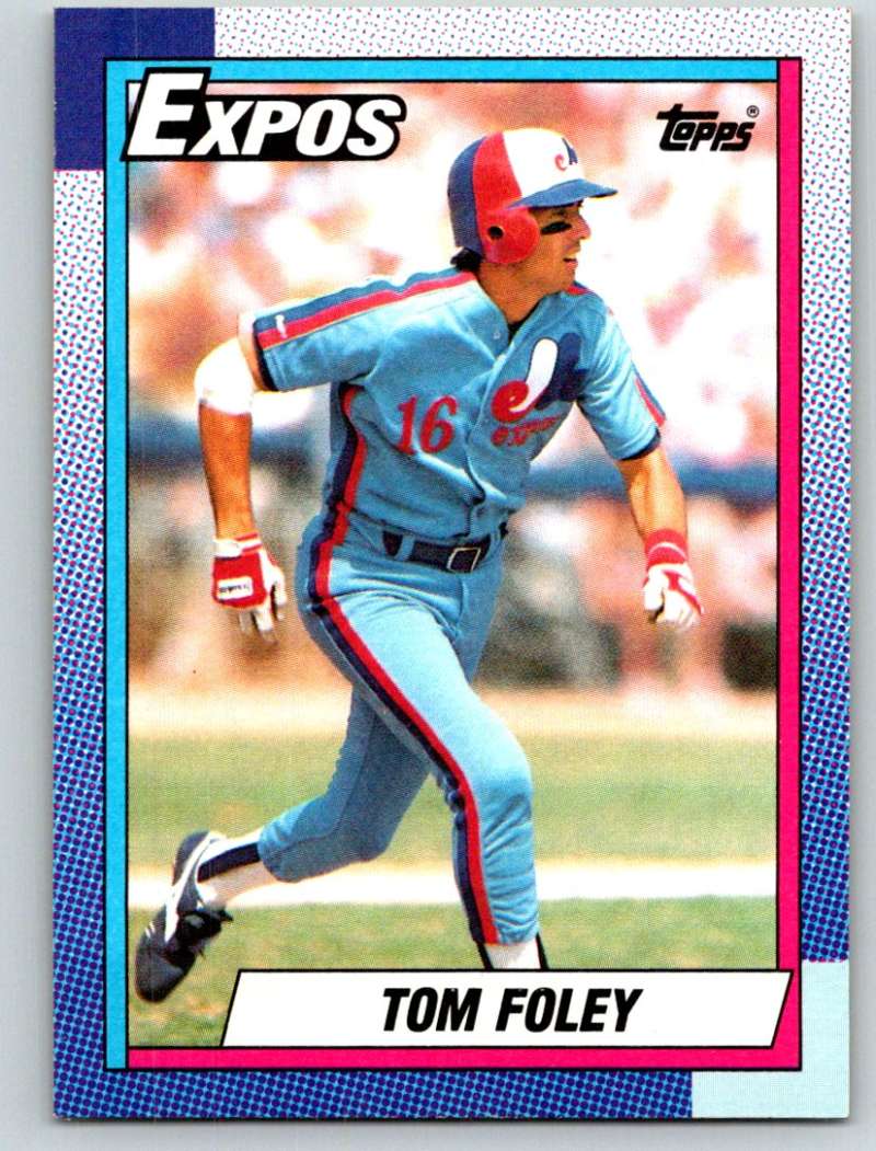 1990 Topps #341 Tom Foley Mint Image 1