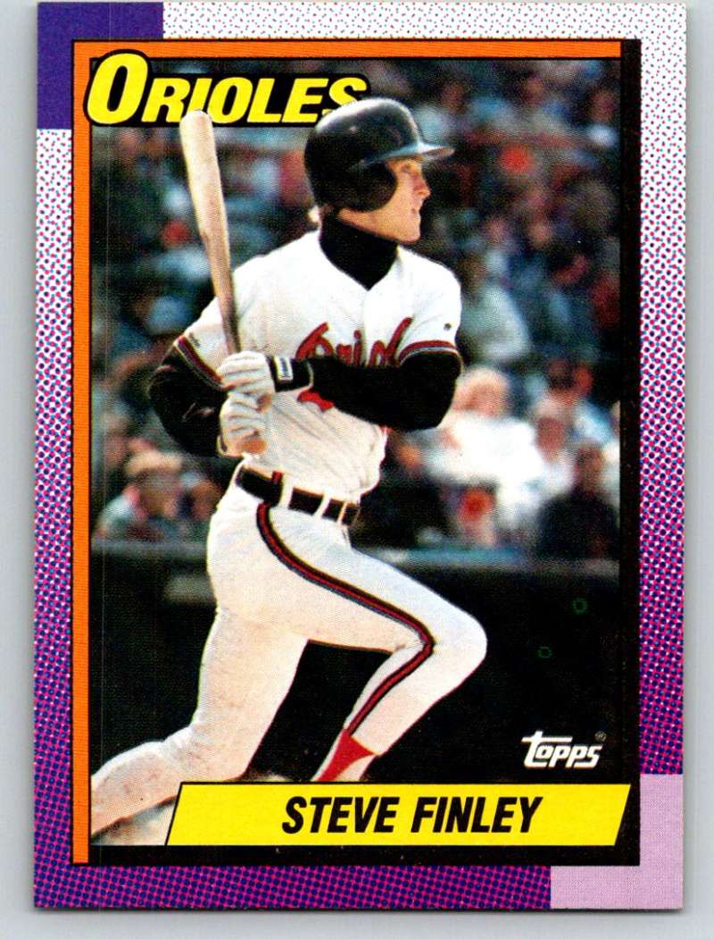1990 Topps #349 Steve Finley Mint Image 1