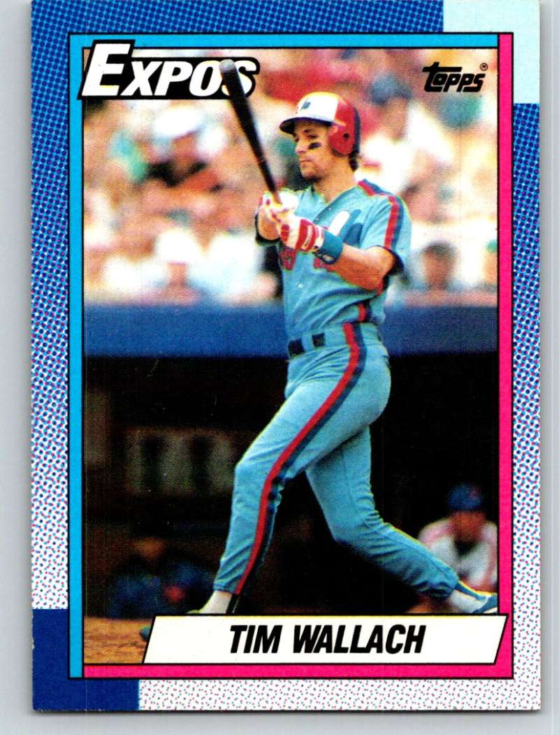 1990 Topps #370 Tim Wallach Mint Image 1