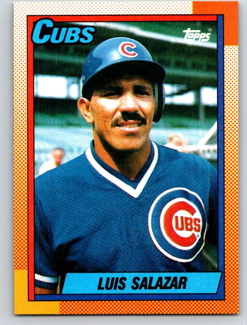1990 Topps #378 Luis Salazar Mint Image 1