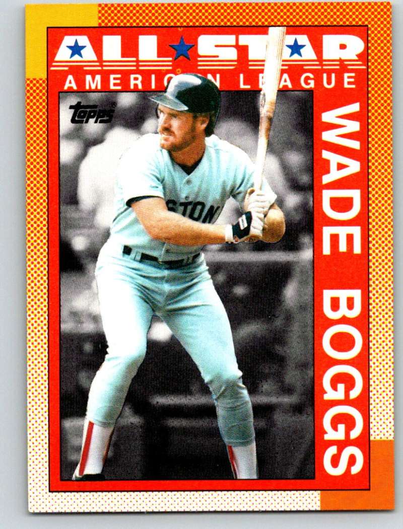 1990 Topps #387 Wade Boggs AS Mint Image 1
