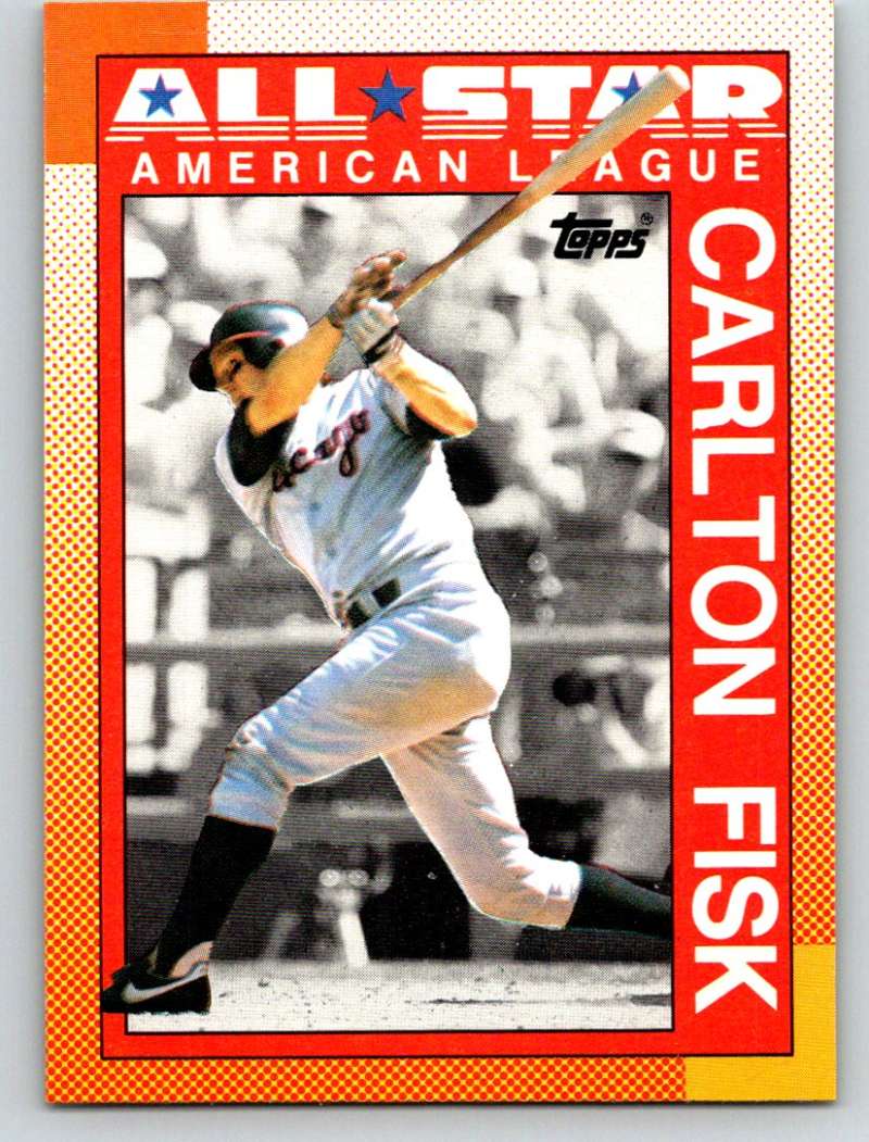 1990 Topps #392 Carlton Fisk AS Mint Image 1