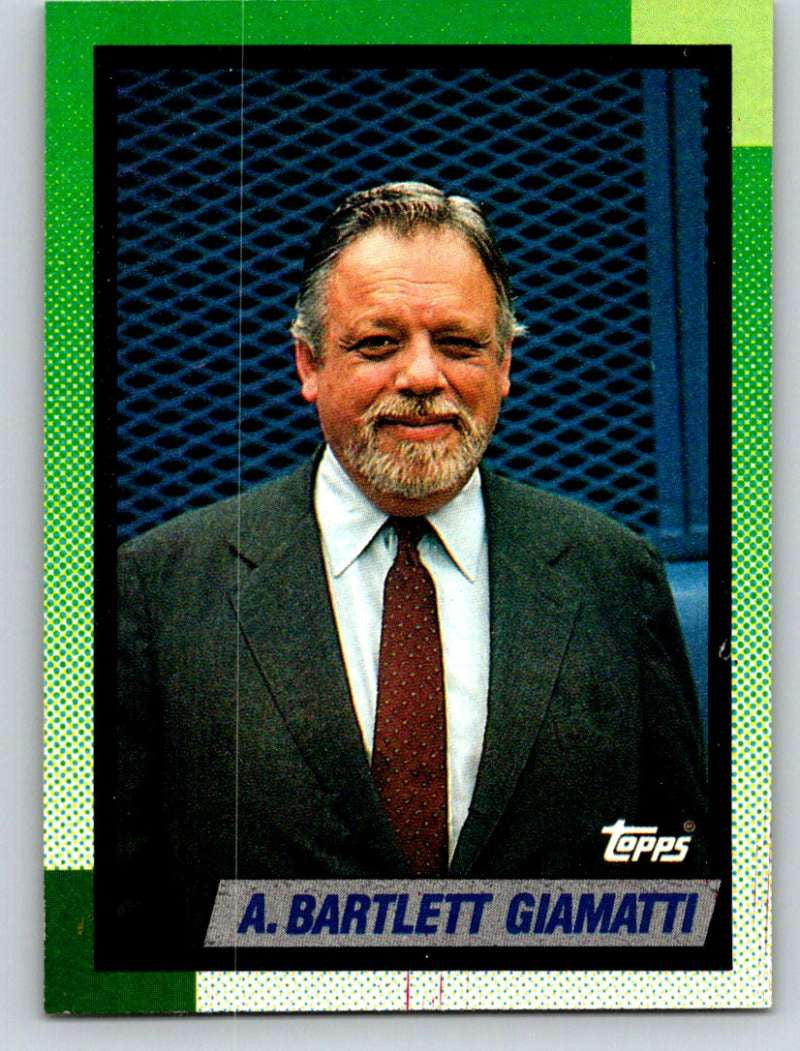 1990 Topps #396 Bart Giamatti Mint