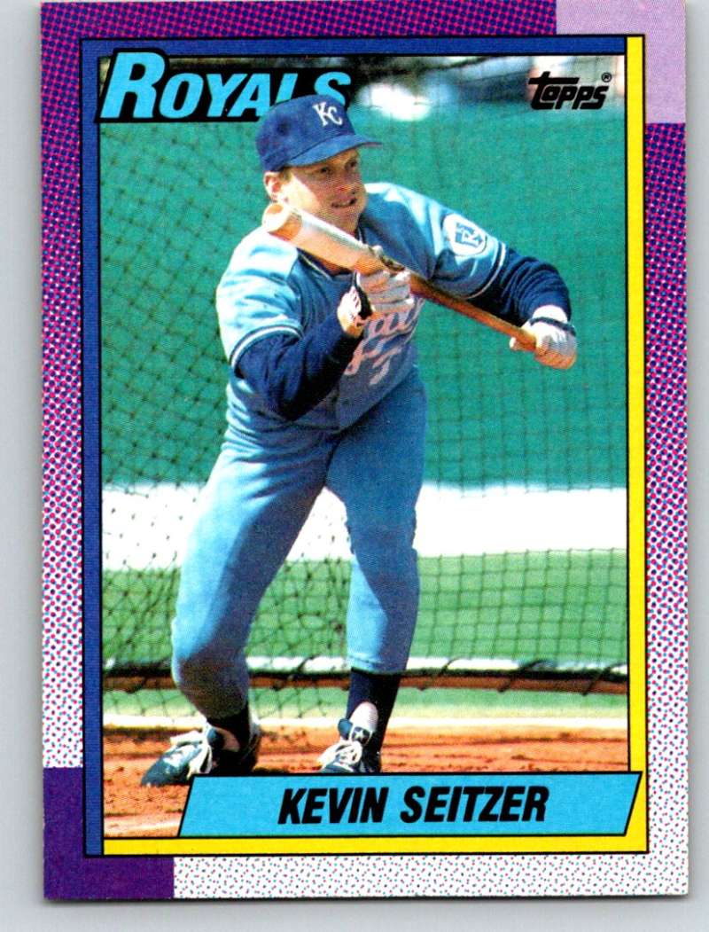 1990 Topps #435 Kevin Seitzer Mint Image 1
