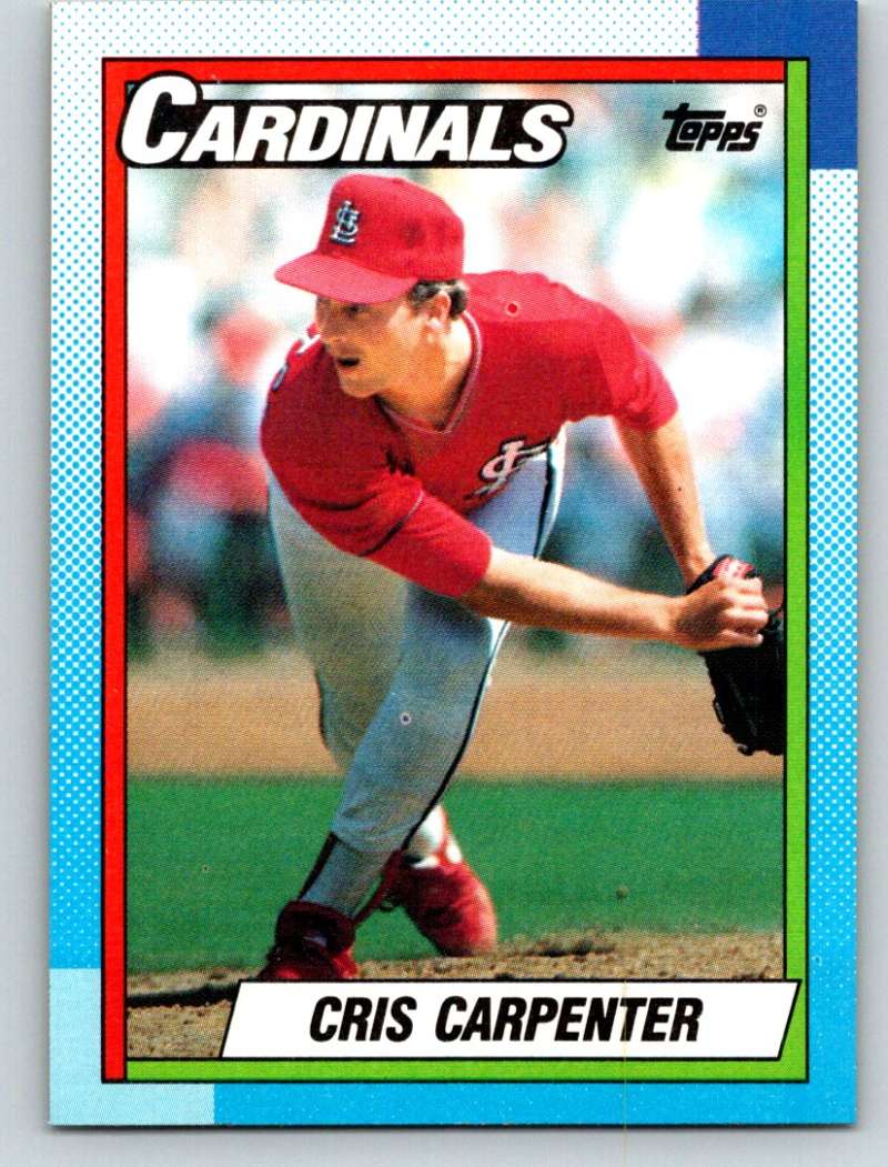 1990 Topps #443 Cris Carpenter Mint Image 1