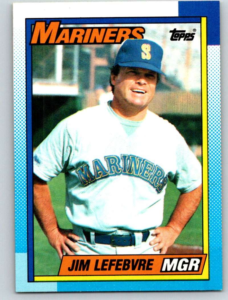 1990 Topps #459 Jim Lefebvre MG Mint Image 1