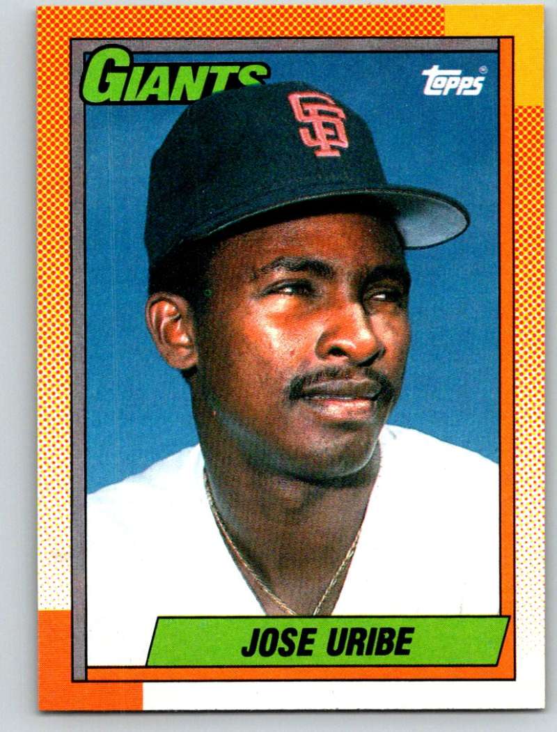 1990 Topps #472 Jose Uribe Mint Image 1