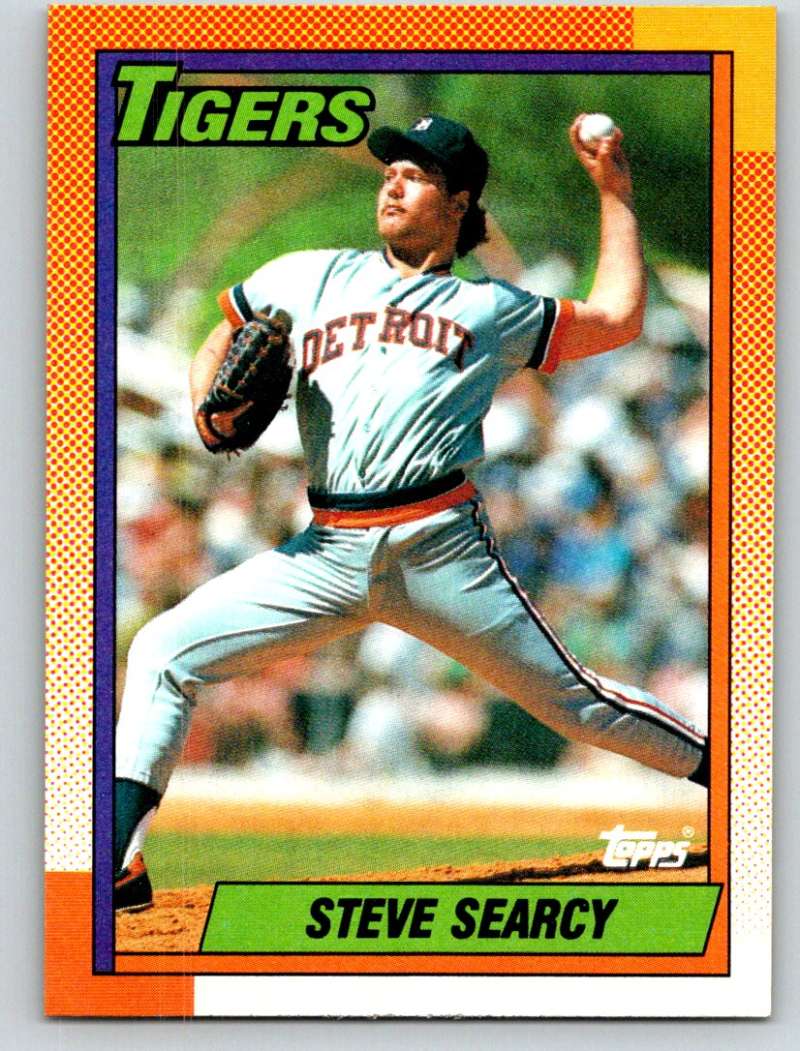 1990 Topps #487 Steve Searcy Mint Image 1