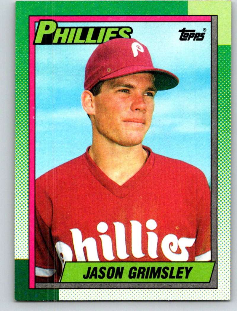 1990 Topps #493 Jason Grimsley Mint RC Rookie Image 1