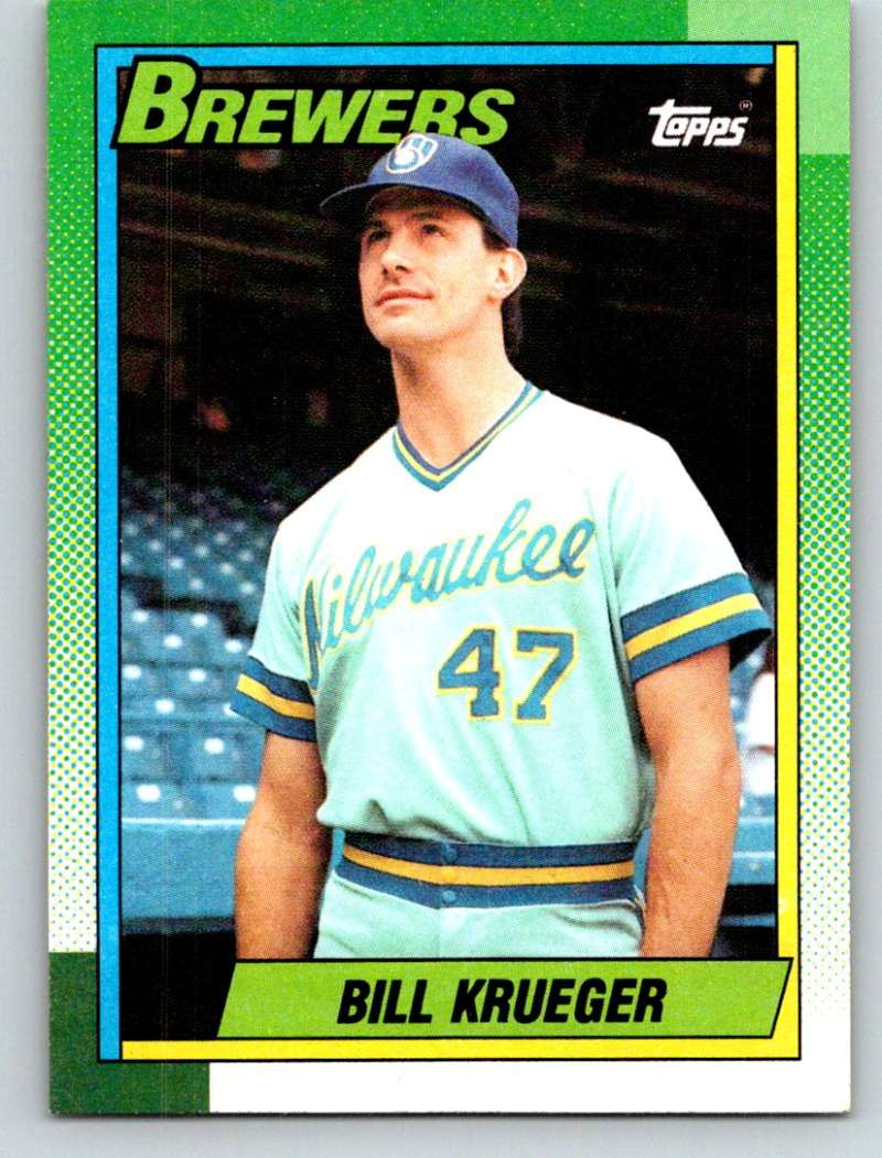 1990 Topps #518 Bill Krueger Mint Image 1