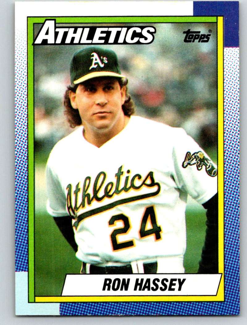 1990 Topps #527 Ron Hassey Mint Image 1