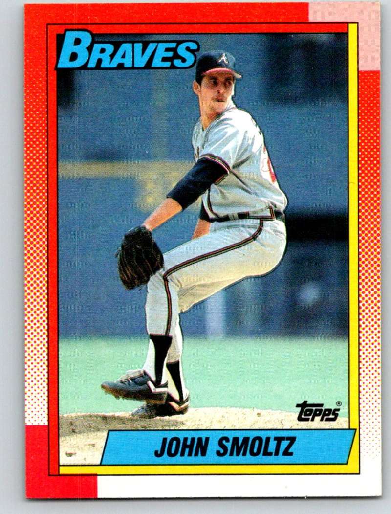 1990 Topps #535 John Smoltz Mint Image 1