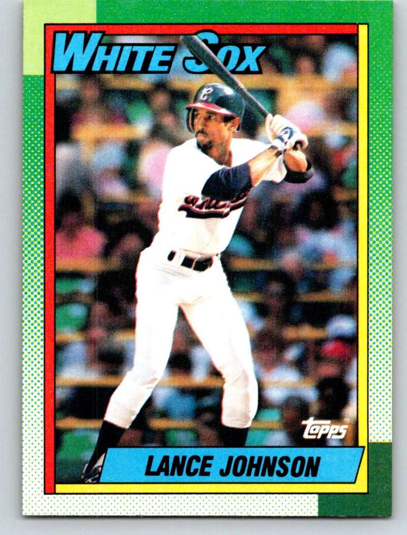 1990 Topps #587 Lance Johnson Mint Image 1