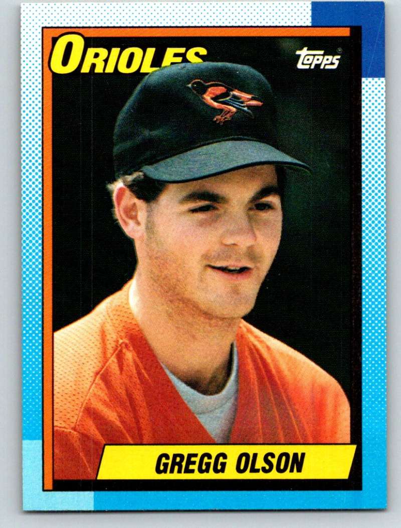 1990 Topps #655 Gregg Olson Mint Image 1