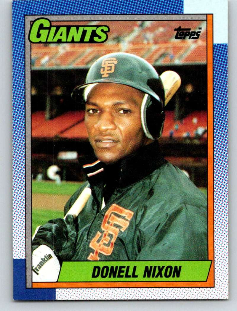 1990 Topps #658 Donell Nixon Mint Image 1