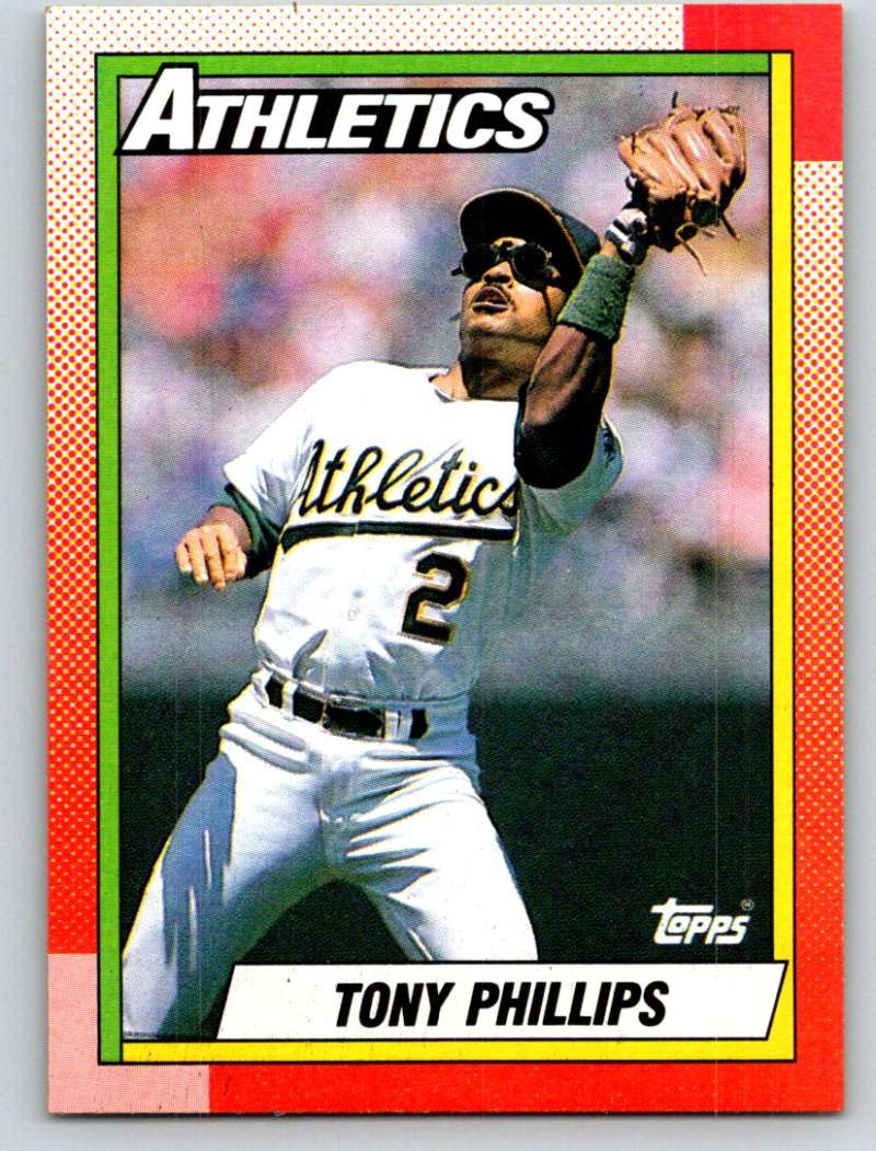 1990 Topps #702 Tony Phillips Mint Image 1