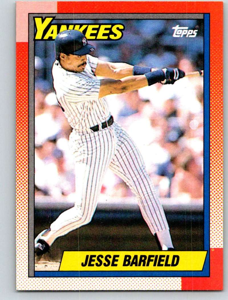 1990 Topps #740 Jesse Barfield Mint Image 1