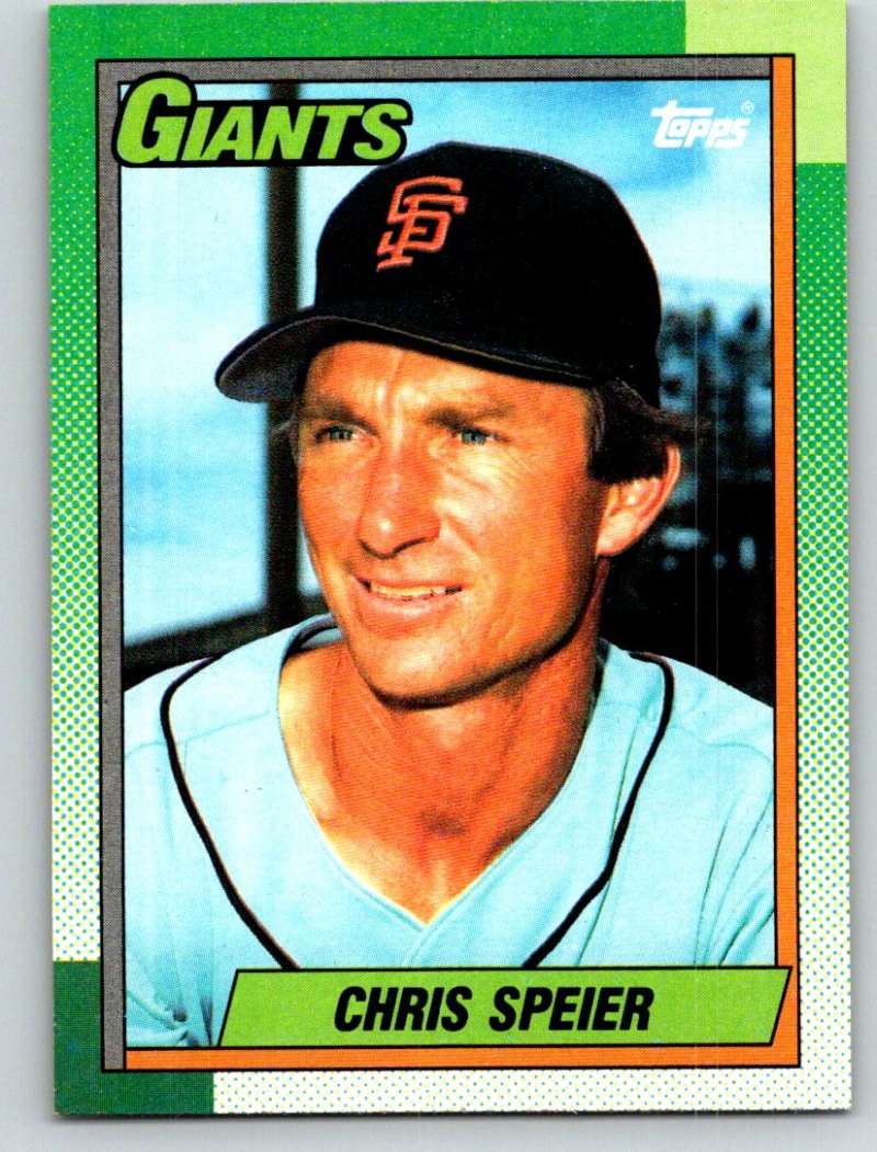 1990 Topps #753 Chris Speier Mint Image 1