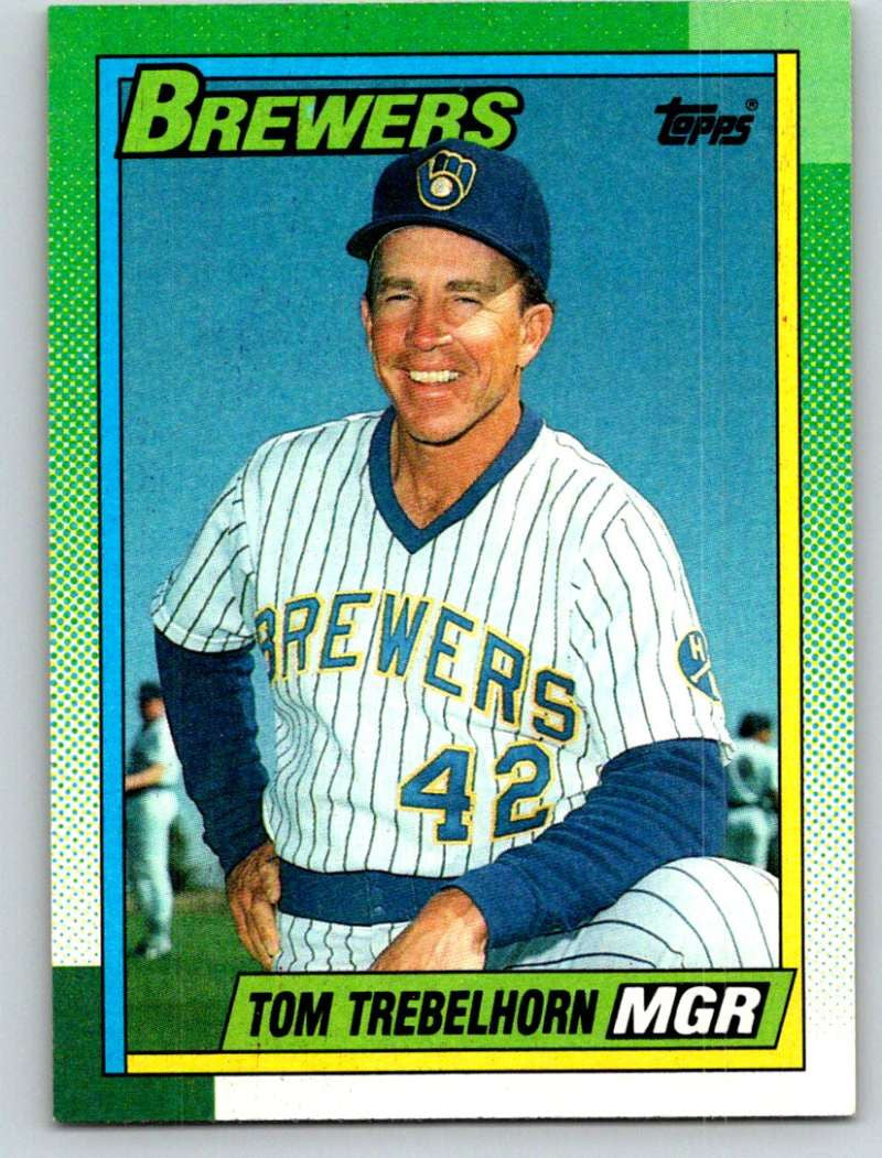 1990 Topps #759 Tom Trebelhorn MG Mint