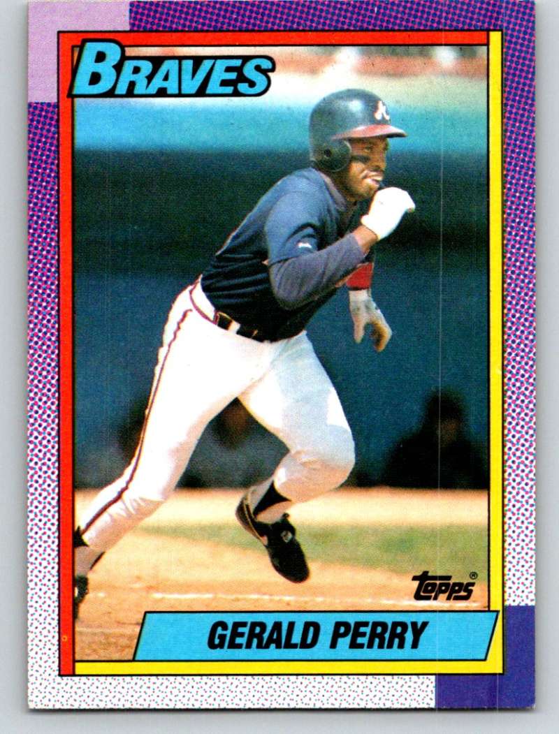 1990 Topps #792 Gerald Perry Mint Image 1